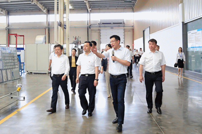 江西省萍鄉(xiāng)市黨政代表團(tuán)蒞臨威勝電氣調(diào)研考察